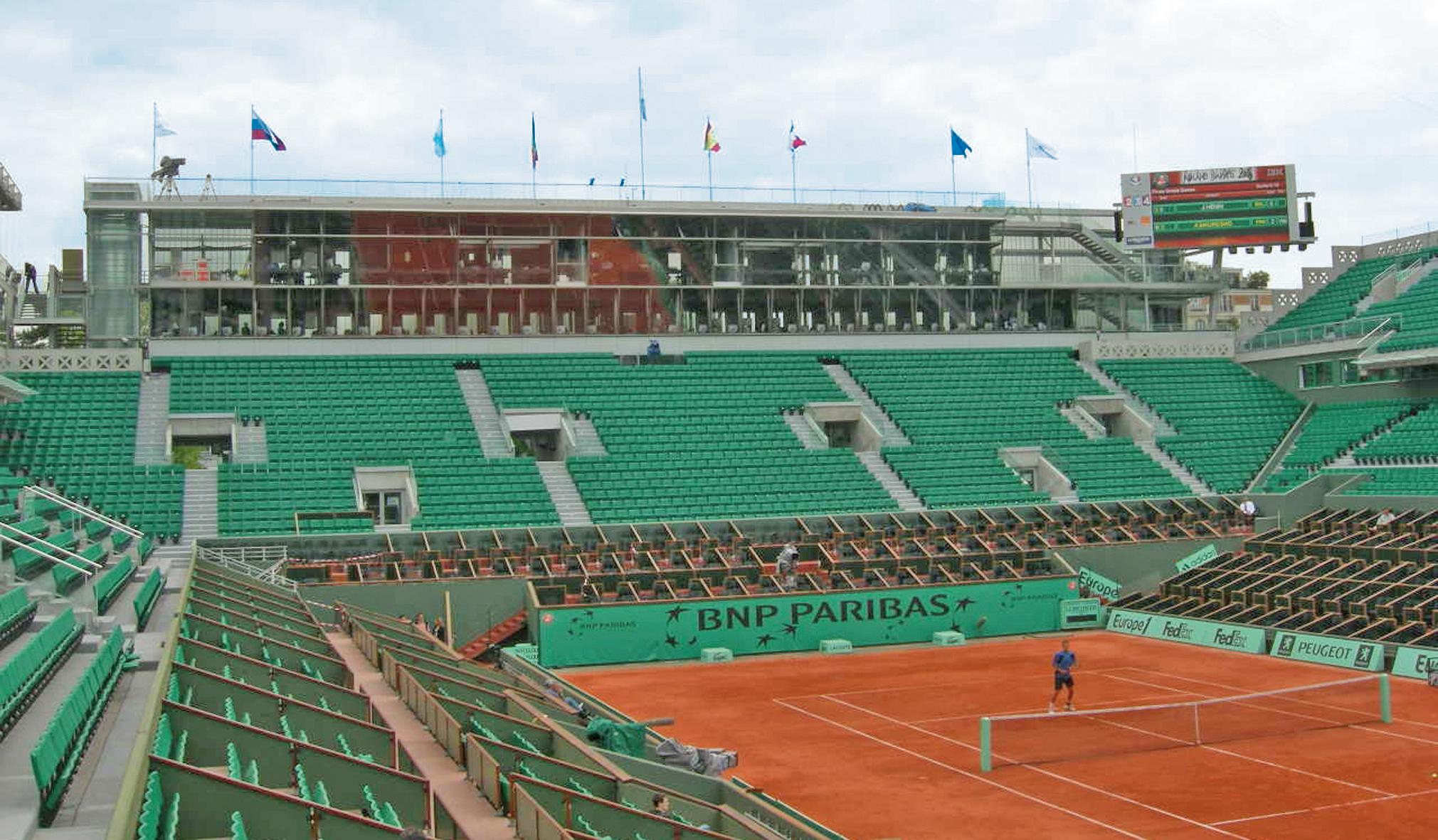 Tribune C du Stade Roland Garros à Paris (75) - Baudin Chateauneuf